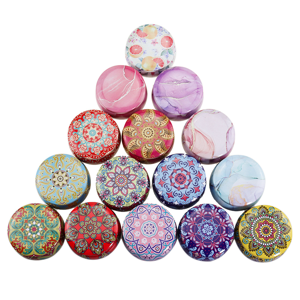 Factory Wholesale Ethnic Style 4.4oz Tinplate Large Belly Jar Pear Syrup Candy Tea Aromatherapy Candle Jar Food Jar