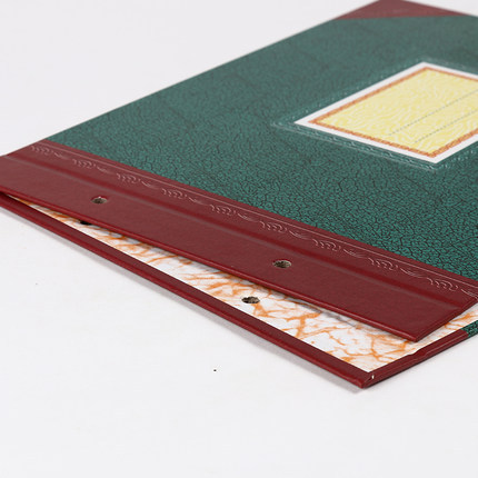 Qiang Lin 2902-25 color face account folder 25 open account folder account book cover office stationery financial supplies wholesale