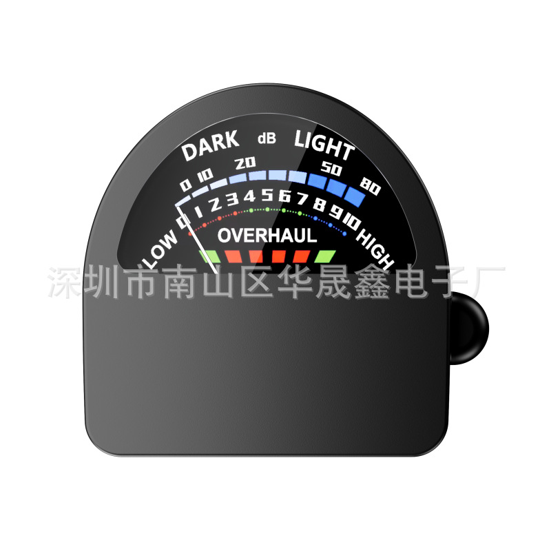 Small Black Side Leakage Instrument Audio Sound Wave Display Detector Intensity Scale Meter Field Strength Visualizer Visual Detector