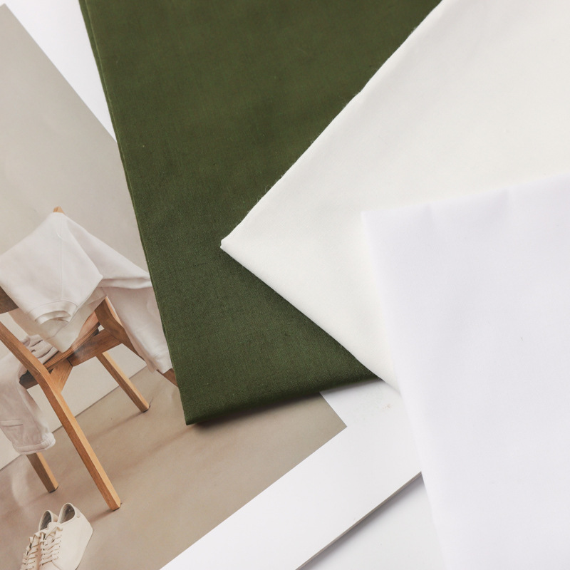 Polyester-Cotton 45*45 Pocket Fabric in Stock, Printed and Embroidered Base Fabric from the Source Manufacturer, Fashionable and Wear-Resistant Shirt Lining Fabric