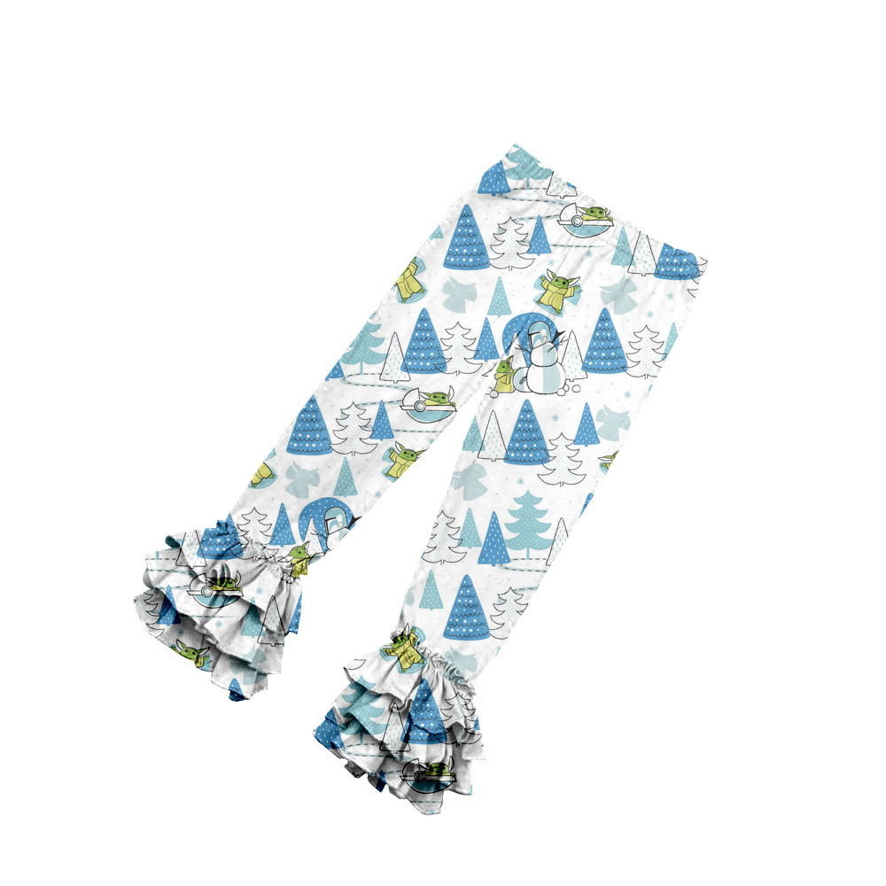 High-Quality Foreign Trade Children's Clothing Printed Children's Cute Creative Custom Autumn Trousers