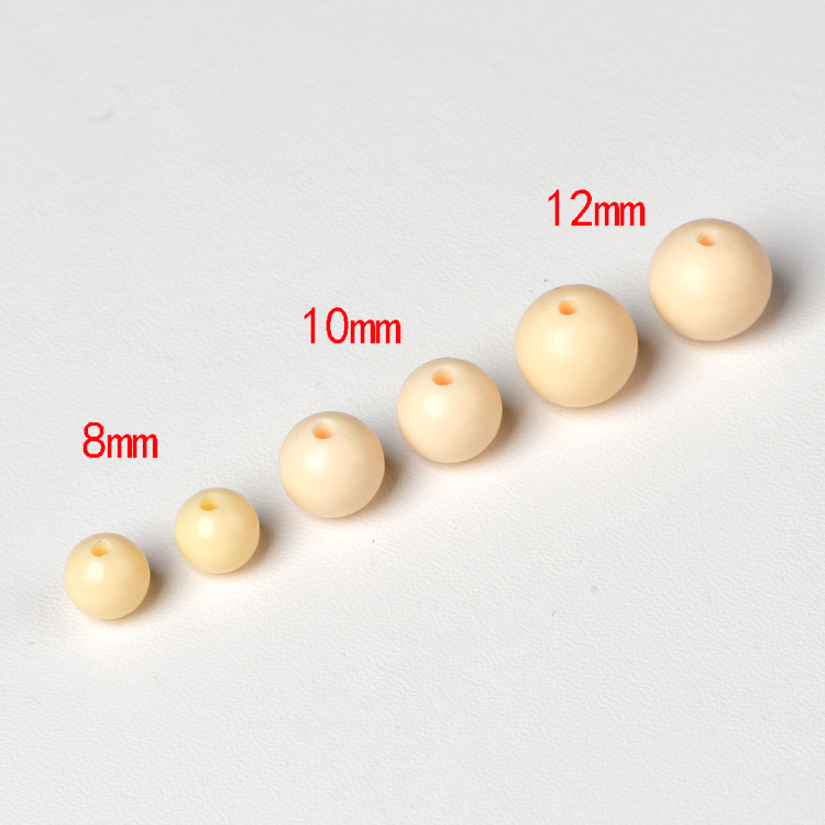 Ivory Fruit Round Beads Loose Beads Handmade DIY Bodhi Fruit Bracelet Bracelet with Beads Buddha Beads Accessories Handheld Accessories