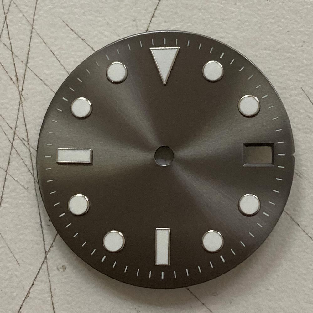 NH35 watch accessories 29mm dial blue luminous suitable for Japanese NH35 movement