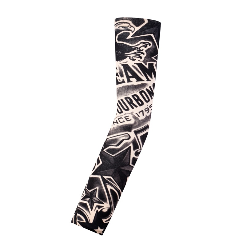 Tattoo Sleeve Men's Summer Sunscreen Sleeve Outdoor Driving Riding Flower Arm Tattoo Arm Sleeve Seamless Arm Guard New Arm Cover