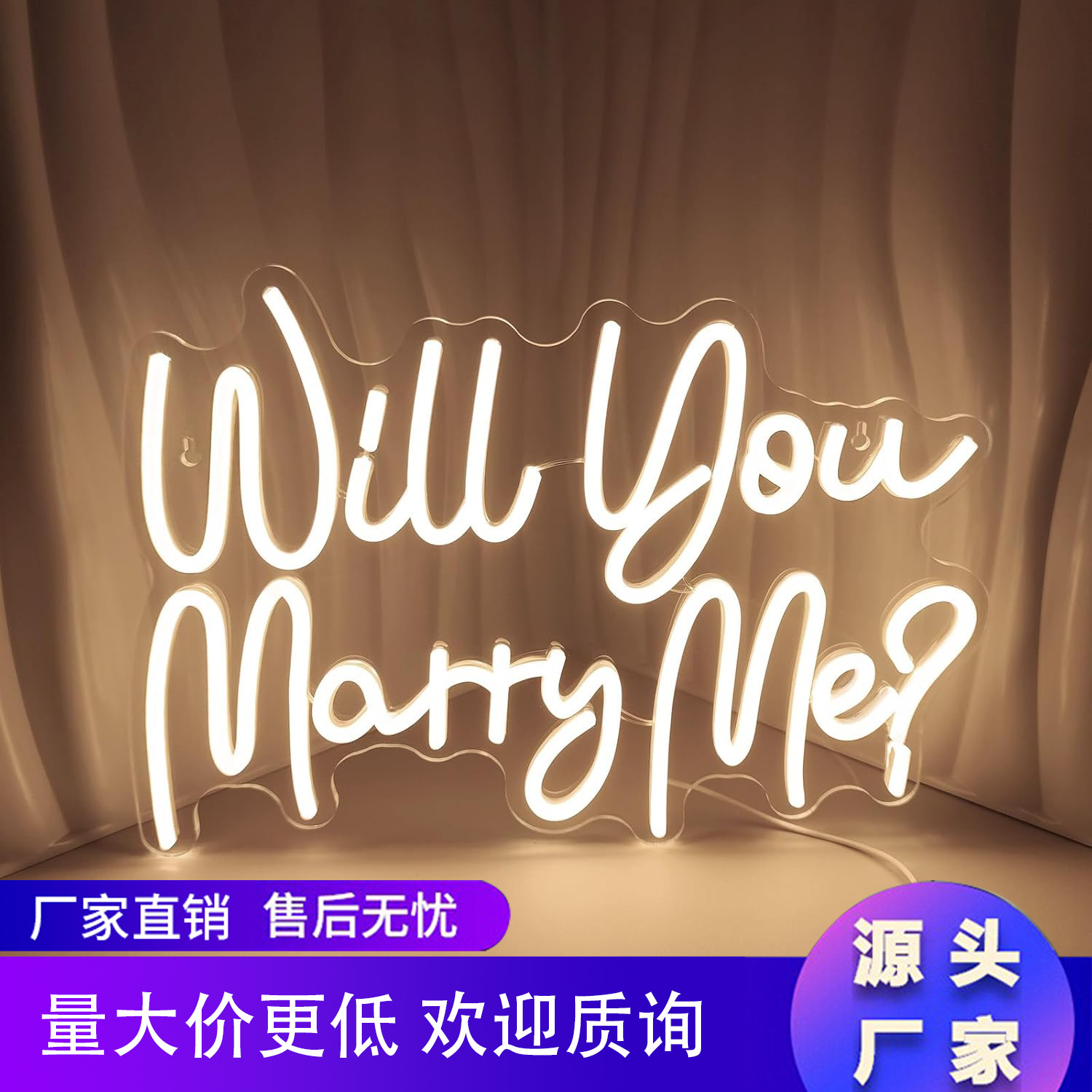 Happy Birthday Led Light Sign Letter Marryme Neon Light Holiday Ohbaby Luminous Word Proposal Decorative Light