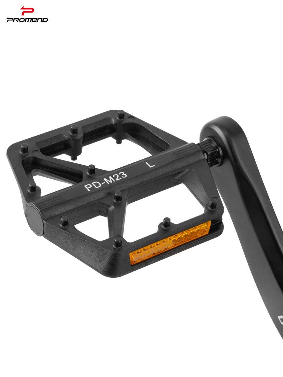 Promend Bicycle Pedals Multi-Color Nylon Pedals Double Du Reflectors Road Mountain Bike Cycling Pedals