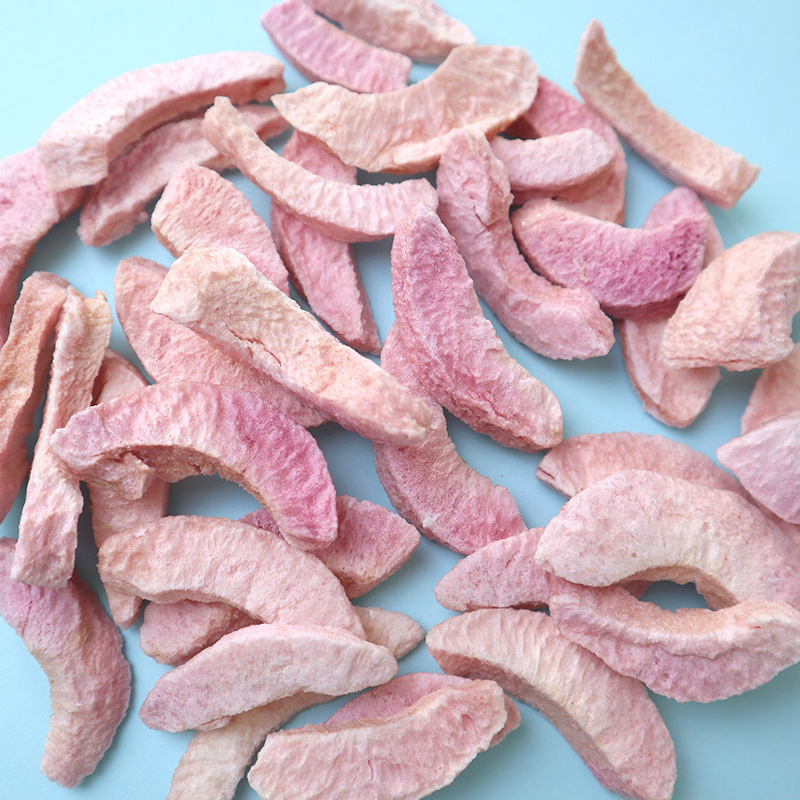 Сушеный персик, оптовая продажа, замороженные сушеные персиковые ломтики, снежный хруст, сырье для выпечки