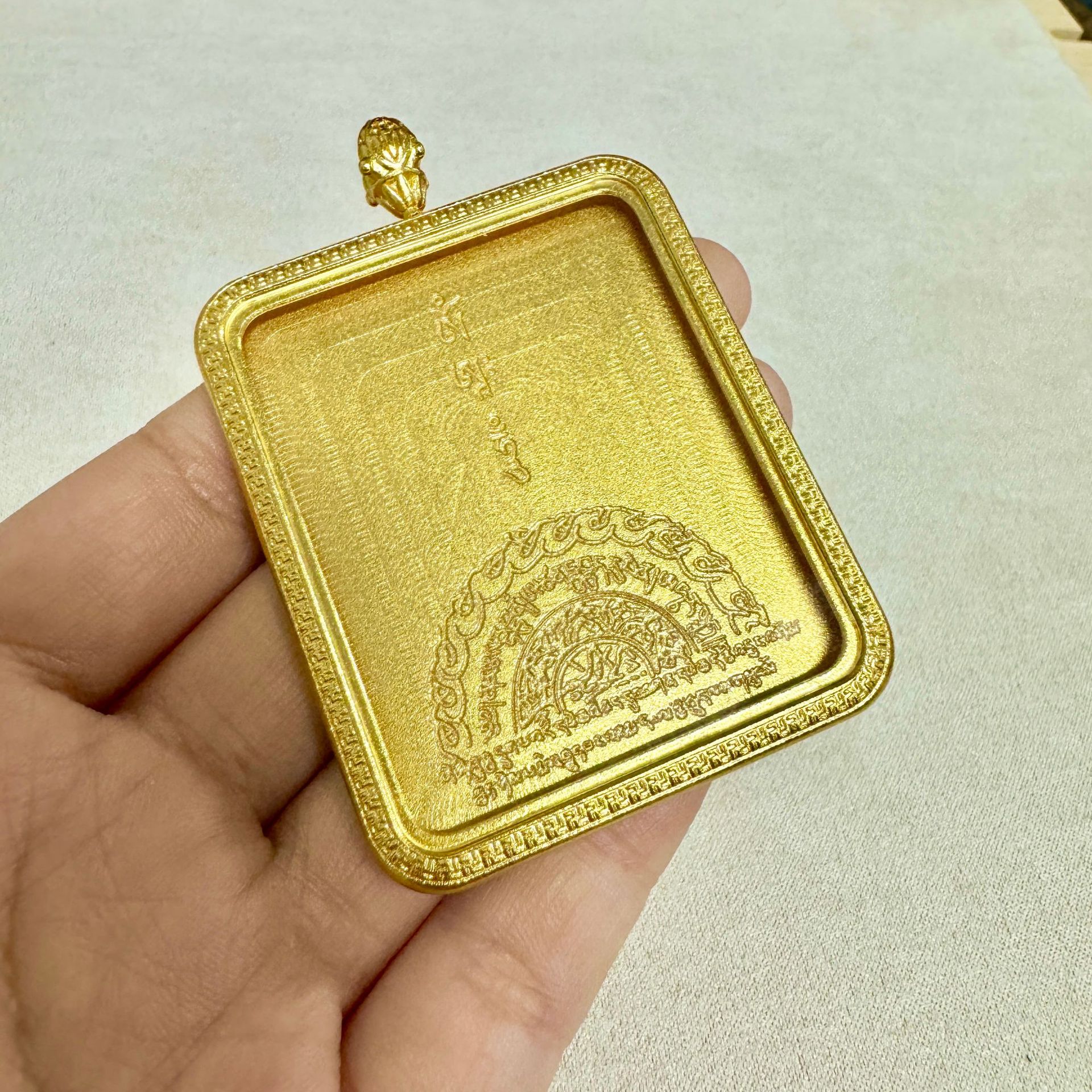 [Titanium Steel] Single-Sided and Double-Sided Xizang Thangka Gawu Box Titanium Steel 4×5 Card Core Size Thangka Shell