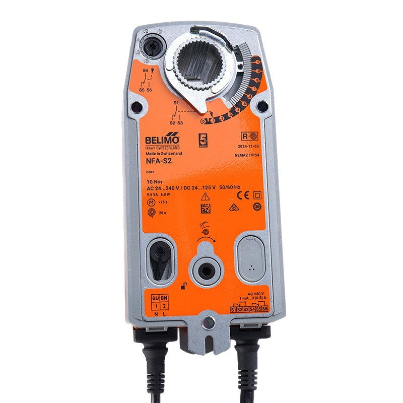Belimo Self-Resetting Air Valve Actuator Sfa-S2 Nfa-S2 Replaces Af230-S Actuator