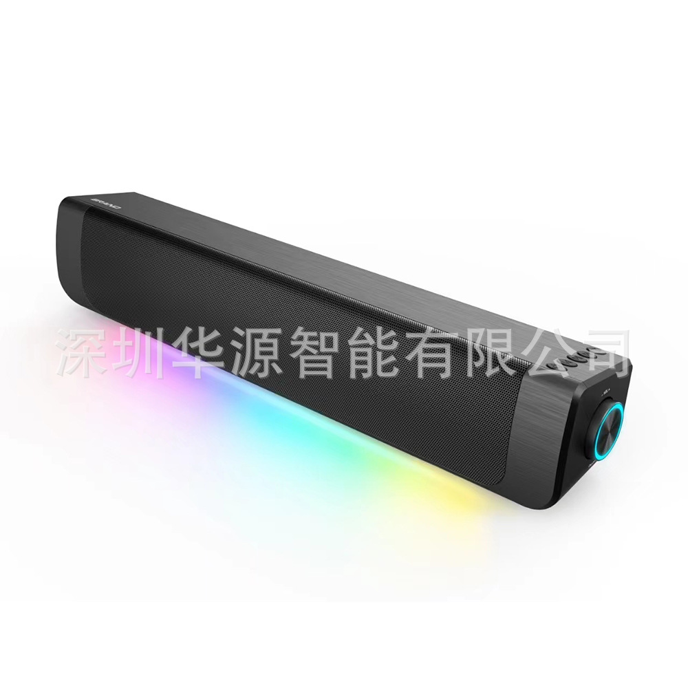 Cross-border Bluetooth speaker Echo Wall TWS luminous RGB Bluetooth speaker portable office desktop speaker