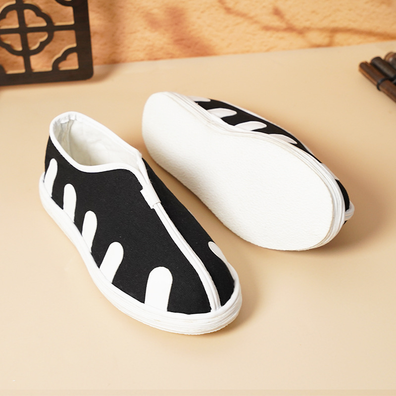 Thousand-Layer Sole Cloth Shoes, Outer Wear Shoes for Lay Practitioners, Handmade Thousand-Layer Sole Cloth Shoes, Health-Preserving Tai Chi Shoes