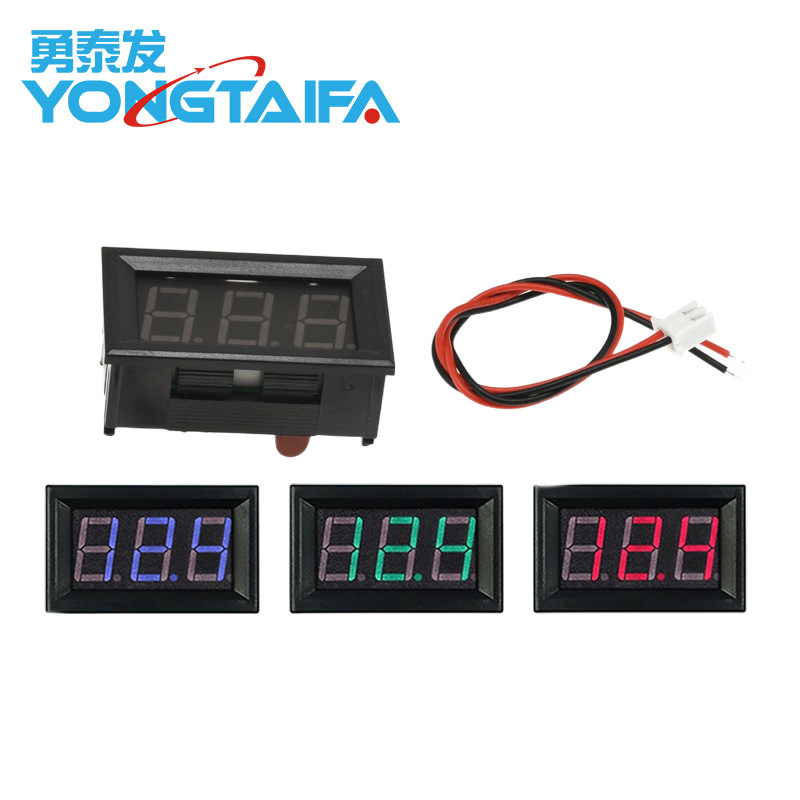 Цифровой светодиодный двухпроводной вольтметр AC 220V 380V 70V~500V