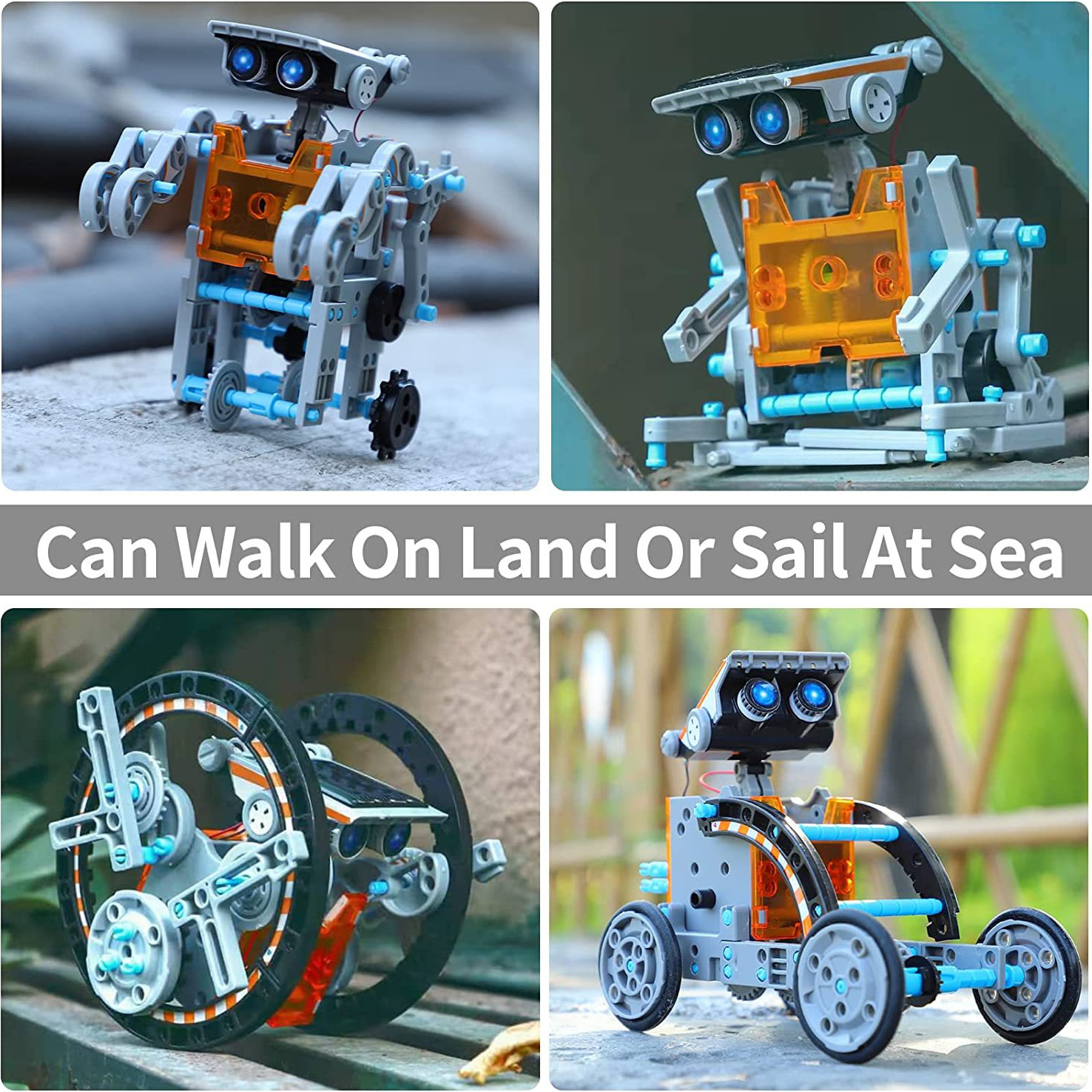 Upgraded DIY Assembled Toys 13-in -1 Self-installed Solar Assembled Toy Car 12-in -1 Intelligent Robot