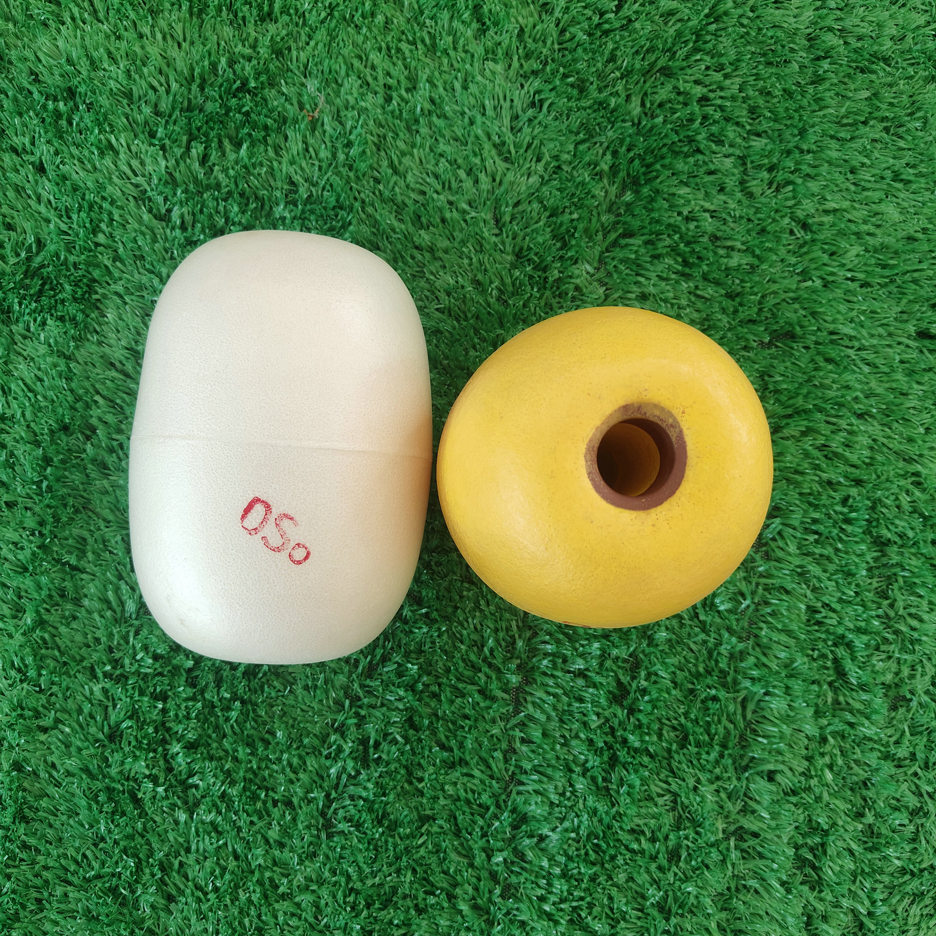 Pvc Warning Float 140*190*28 Foam Float Ds0 Wholesale Manufacturers Silver Ball Fishing Gear