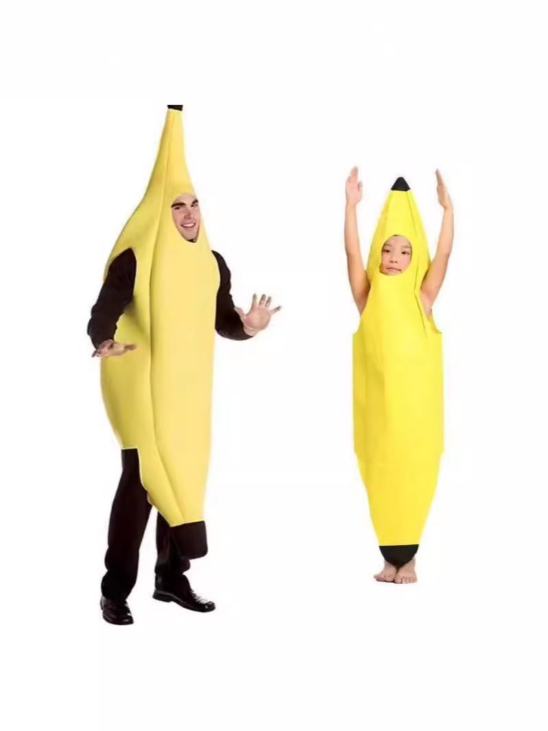 June 1 Children's Day A Big Banana Dress Performance Dress Kindergarten Performance Big Banana Style Dress COS Dress