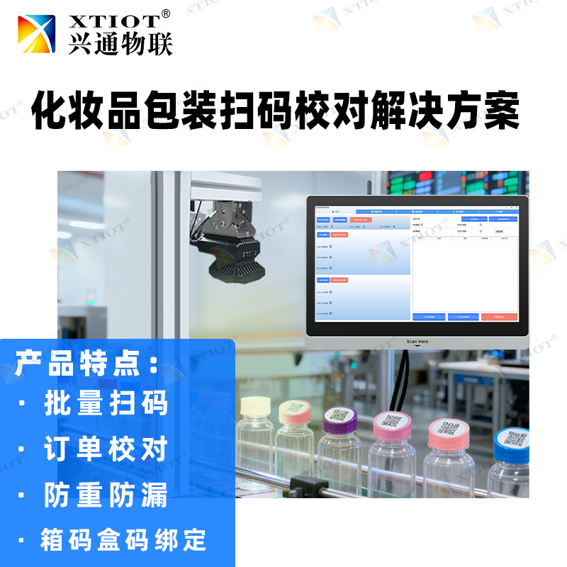 Xingtong Xts01 Two-Dimensional Traceability Production Line Anti-Mixing Leakage Scanning and Re-Coding Line Stop and Removal Software Qr Code Scanning and Proofreading System