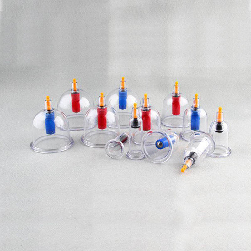 Vacuum Cupping Device Household 12-Can Set Thickeneded Magnetic Therapy Cupping Air Extraction Tank Air Extraction Tank Vacuum Cupping Tank