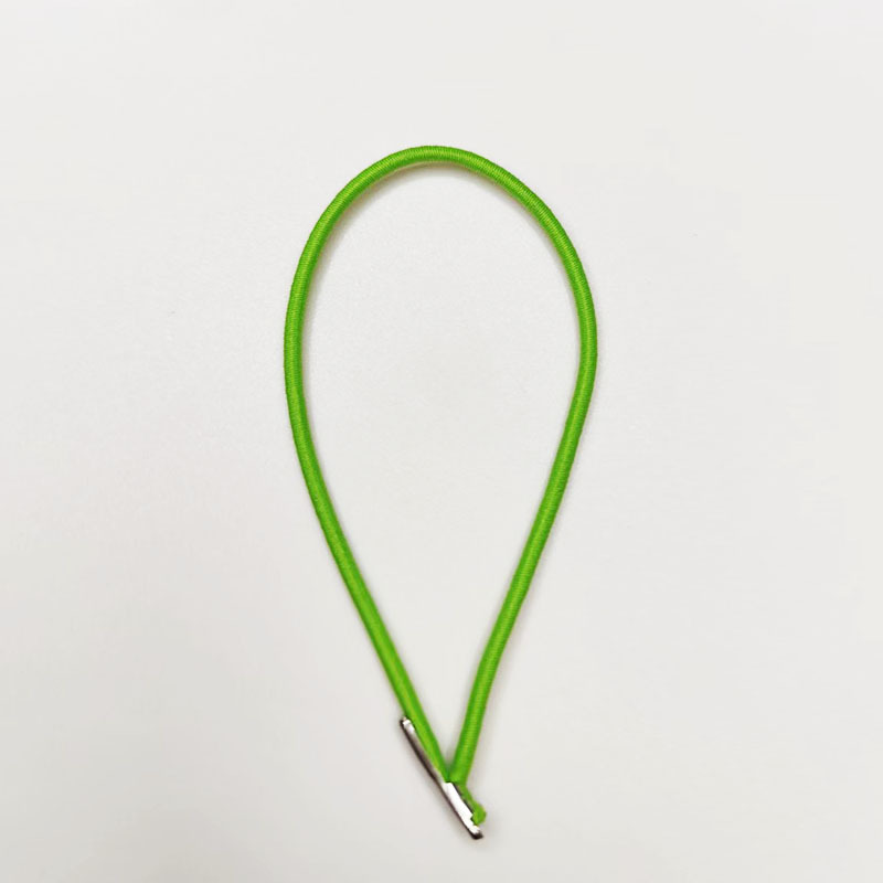 Iron buckle drawstring buckle elastic rope two ends buckle rubber band small line folder mask buckle elastic rope