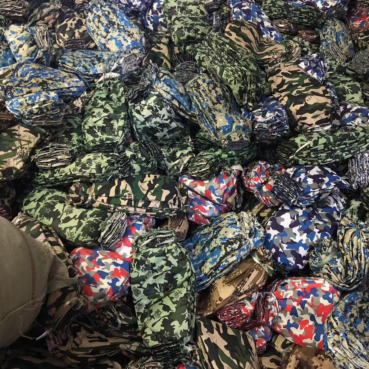 Camouflage Cloth Sleeves Green Plus Fat Plus Size Work Anti-Dirty Wear-Resistant Sleeves Labor Protection Sleeves Manufacturer Wholesale