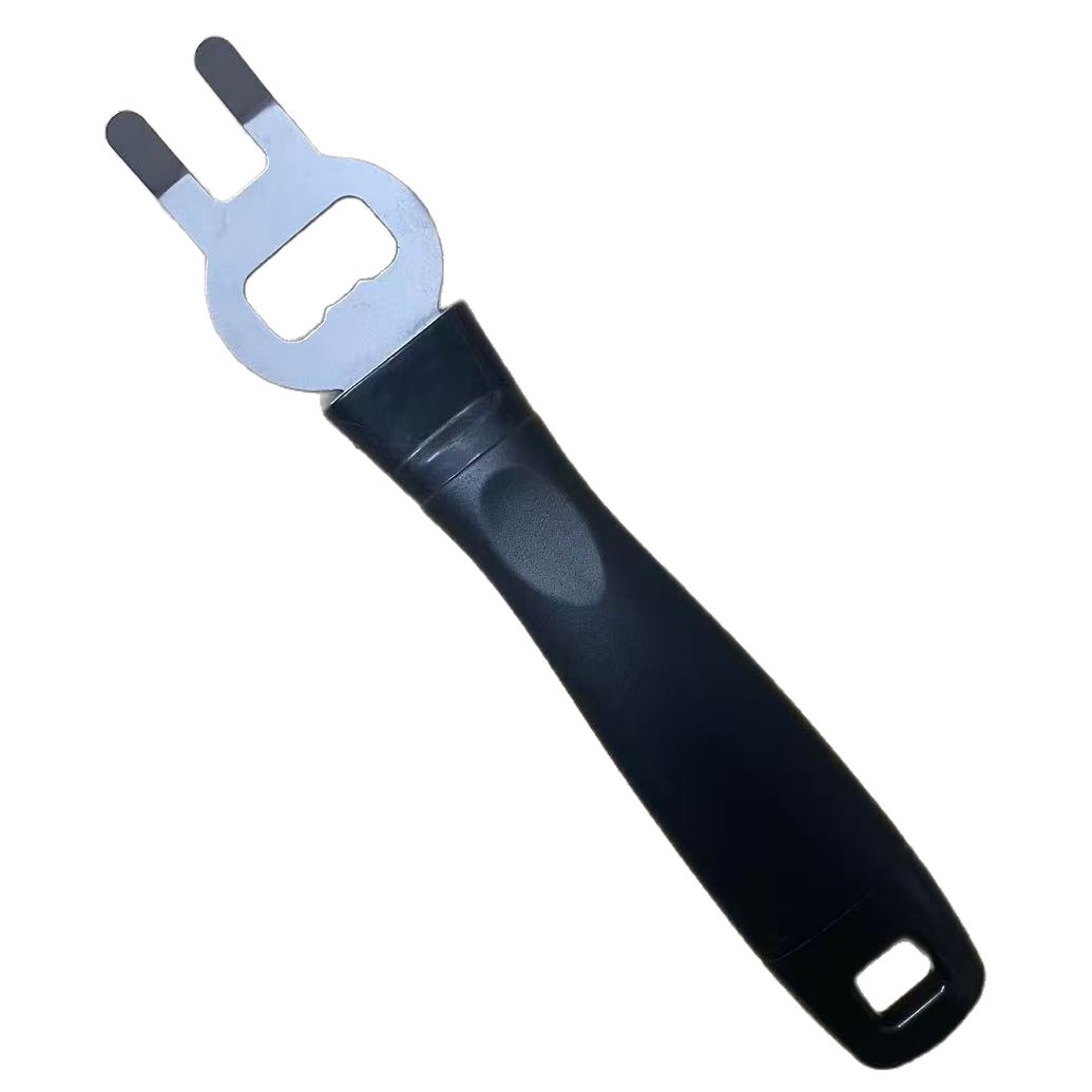 Stainless Steel Plate Opener, Bottle Opener, Multi-Purpose Barbecue Plate Accessories, Fork Pry Bar, Outdoor Charcoal Grill Opener Artifact