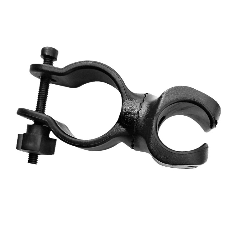 Bicycle Light Holder, Flashlight Clip, Light Clip, 360-Degree U-Shaped Free Rotating Car Clip, Frame Fixed Clip