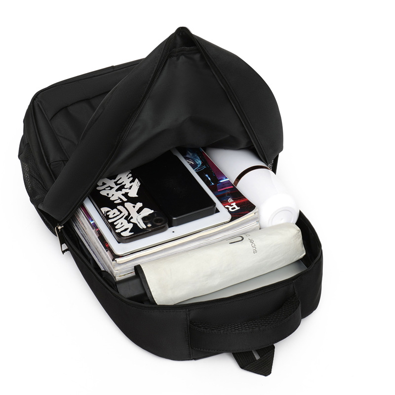 Cross-Border New Business Backpack for Men, Suitable for Business Trips and Commuting, Large Capacity Laptop Backpack, College Student Bag, Can Be Printed with Logo