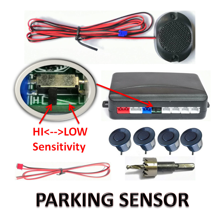 Mesh buzzer reversing radar buzzer without Display, sensitivity adjustable
