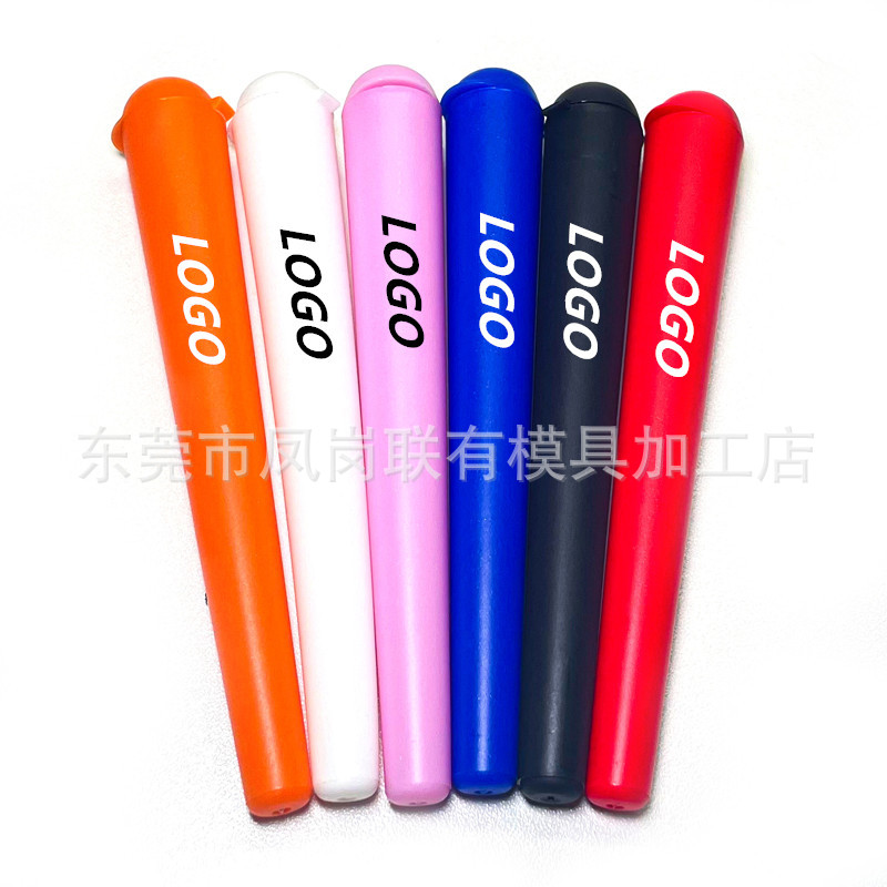 Оптовая продажа в наличии роговая трубка конусная герметичная трубка 120 мм портативная трубка для хранения