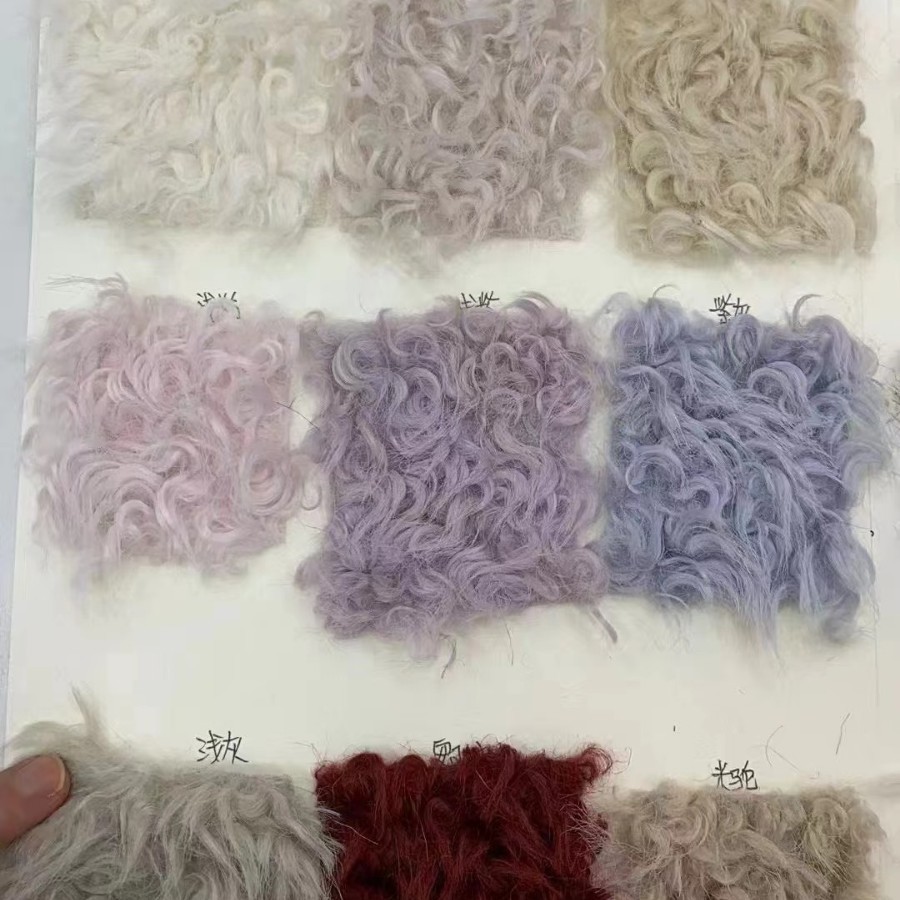 Explosive antelope velvet 900 grams of goat wool artificial fur brush flower toy fur home textile fabric 14 color in stock