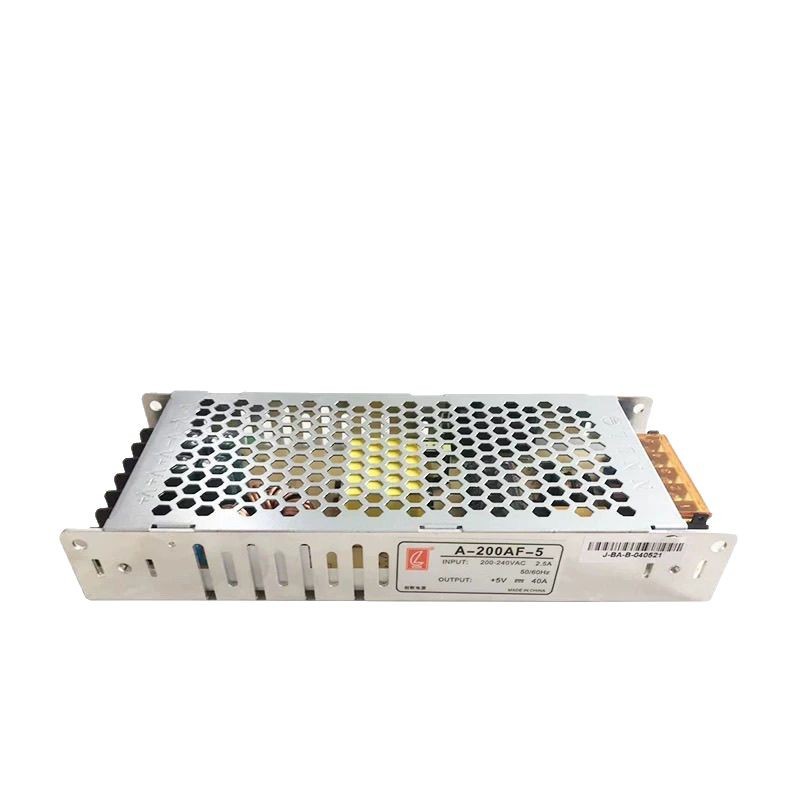 LED display power supply ultra-thin 5v40A200W single and double color switch advertising screen dedicated transformer LED screen