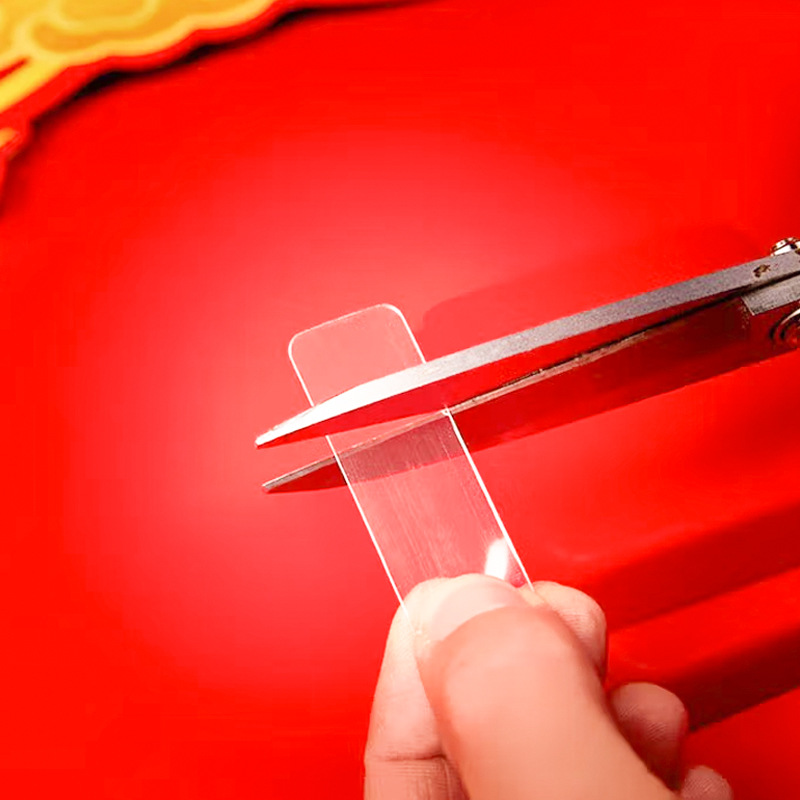 Spring Festival Couplets Double-Sided Adhesive Stickers for Home Use, Traceless Stickers with the Character for "Fu", Transparent Double-Sided Stickers Wholesale, Couplets Double-Sided Adhesive Without Drilling