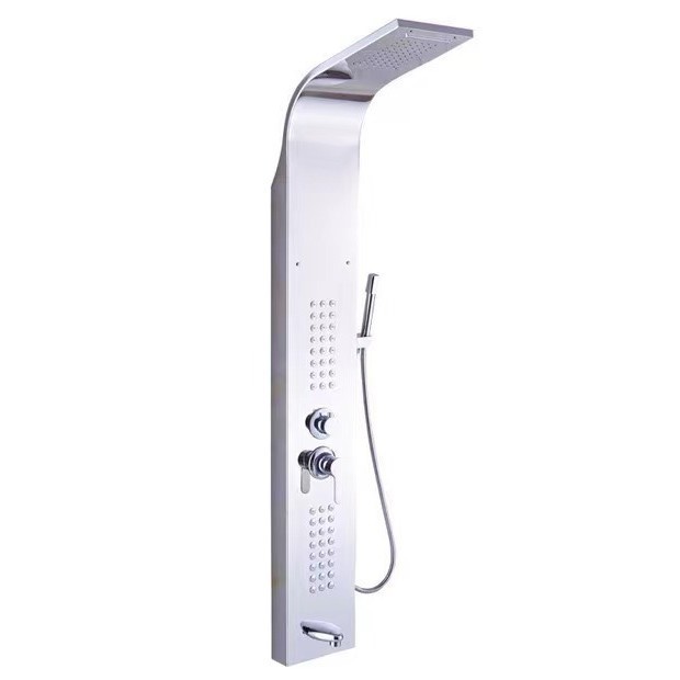 Cross-Border Wholesale 304 Stainless Steel Shower Screen Bathroom Multi-Function Shower Head Shower Set Bathroom Accessories