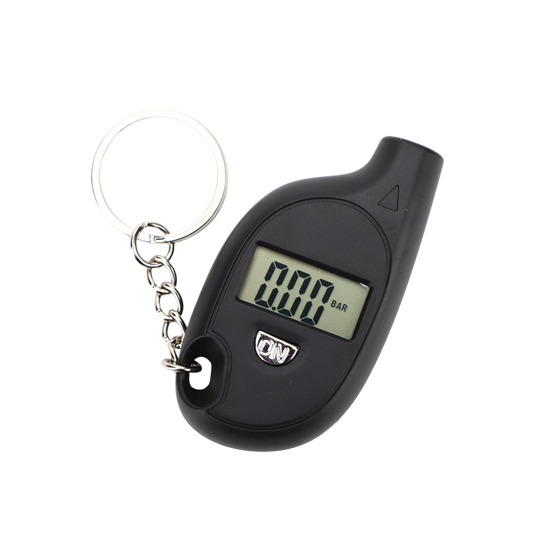 Keychain Tire Pressure Meter Digital Display Measuring Car Tire Pressure Mini Tire Pressure Meter Tire Pressure Gauge