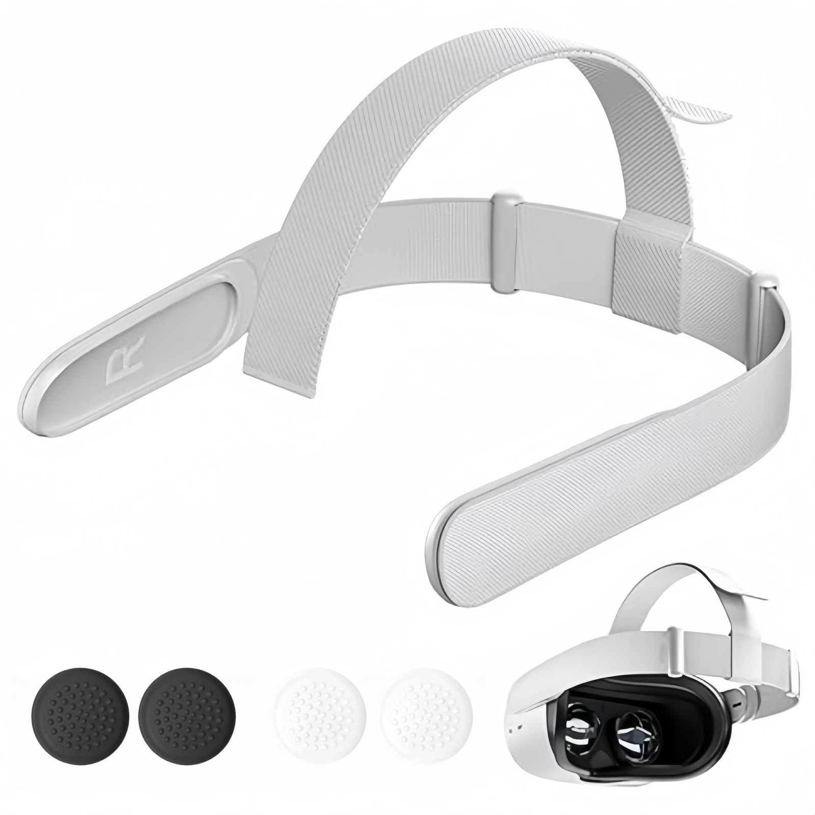 Кросс-бордерный Oculus/Meta Quest2 ремешок на голову, регулируемая замена для VR-рукоятки, комплект крышек для рокера