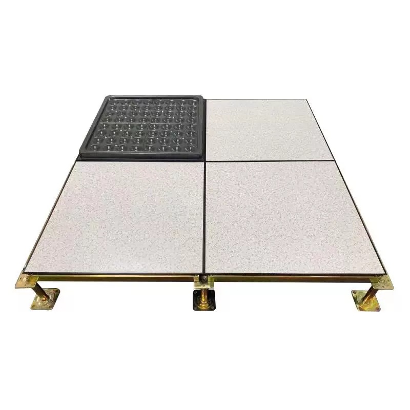 All-steel anti-static floor 600 600 room anti-static raised floor PVC/HPL network floor tile