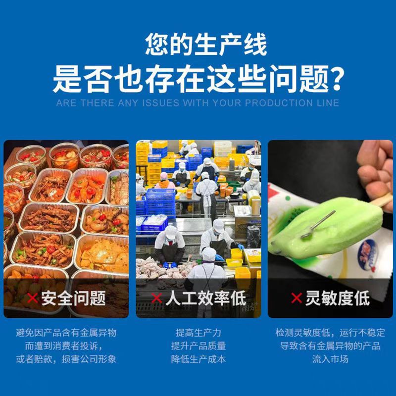 Food X-Ray Foreign Object Detector Metal Detector Gold Detector Glass Plastic X-Ray Foreign Object Metal Detector