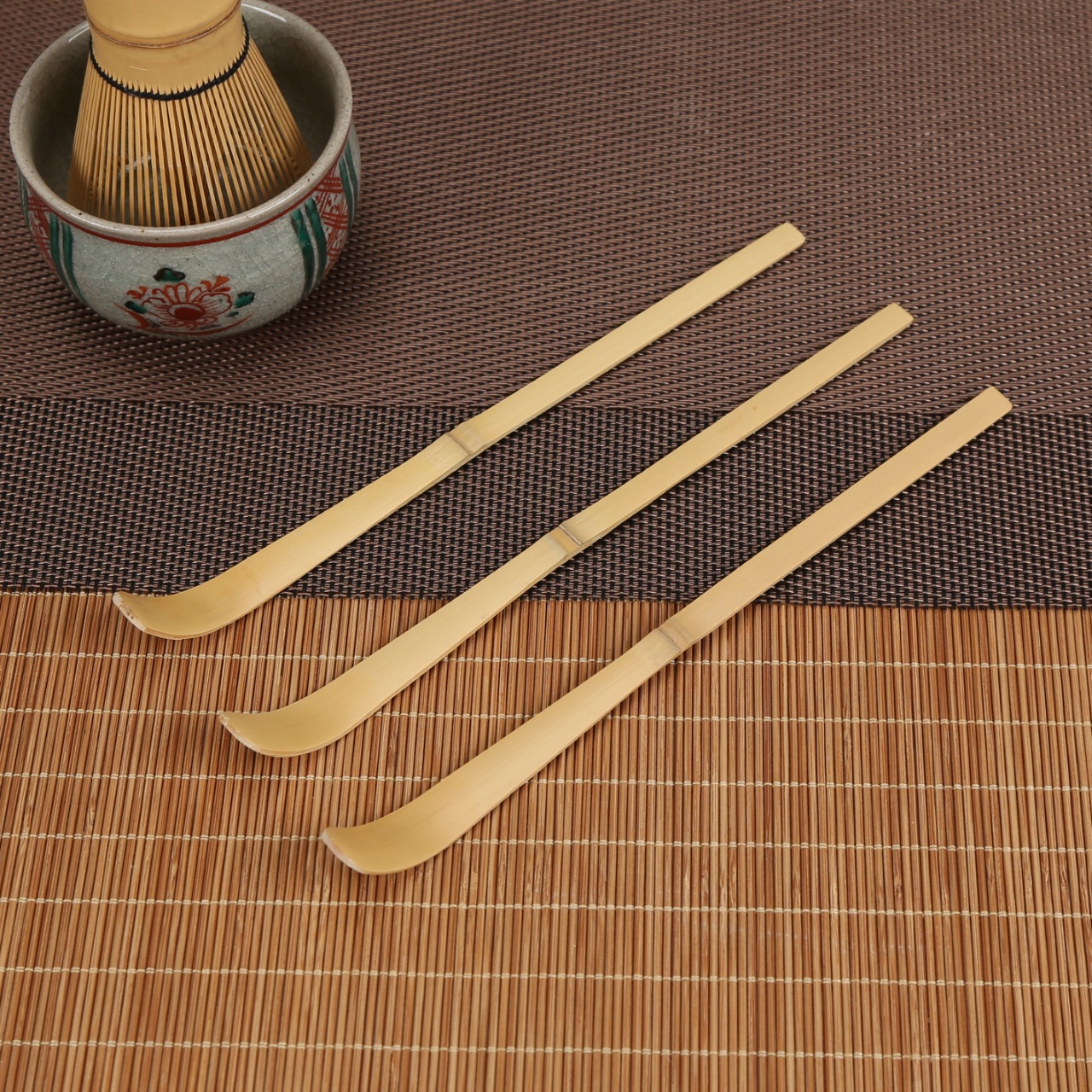 Japanese Matcha Bamboo Whisk Tool Tea Ceremony Tea Pulling Bamboo Tea Whisk Accessories Tea Spoon Stirring Matcha Powder Teaspoon Artifact