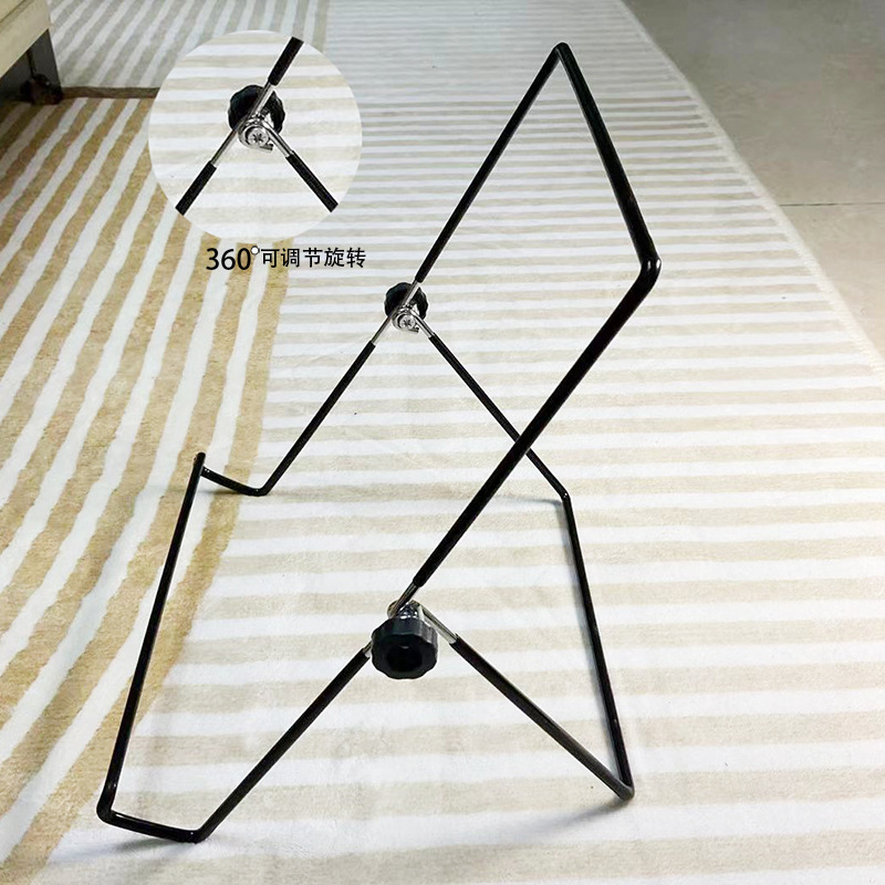 Metal wire enlarged portable monitor stand foldable laptop wire stand desktop tablet