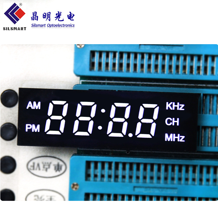 Led Digital Tube Four-Digit Red Digital Tube Alarm Clock Digital Screen Display Inlaid Led Digital Tube