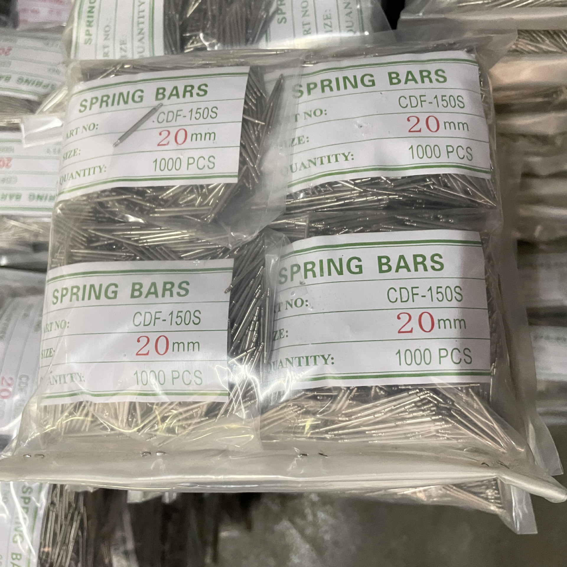 Оптовые часы инструменты, пружинные иглы для ушей, полные спецификации, 10-30мм, аксессуары для часов, полустальные двойные уши