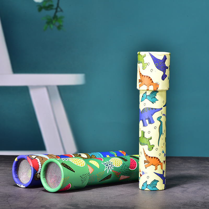 New Cartoon Large Rotating Kaleidoscope Magical and Ever-Changing Interior Kaleidoscope Kidsren's Kindergarten Toy