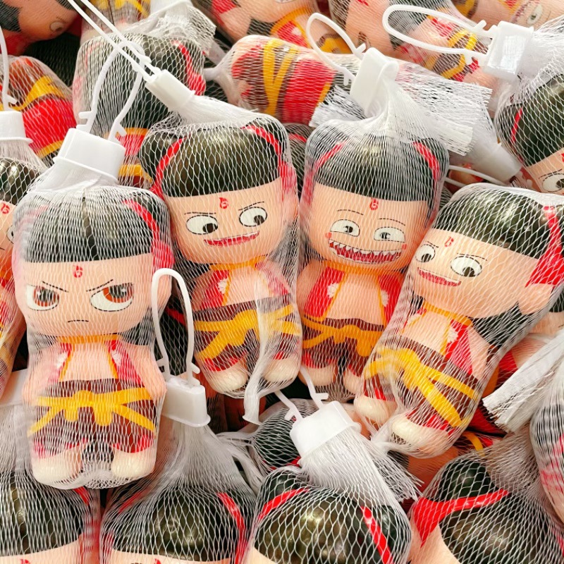 Nezha Squishy Slow Rebound Toy Stress Relief Wholesale Stall Toys Trendy Figurines Children's Small Gifts