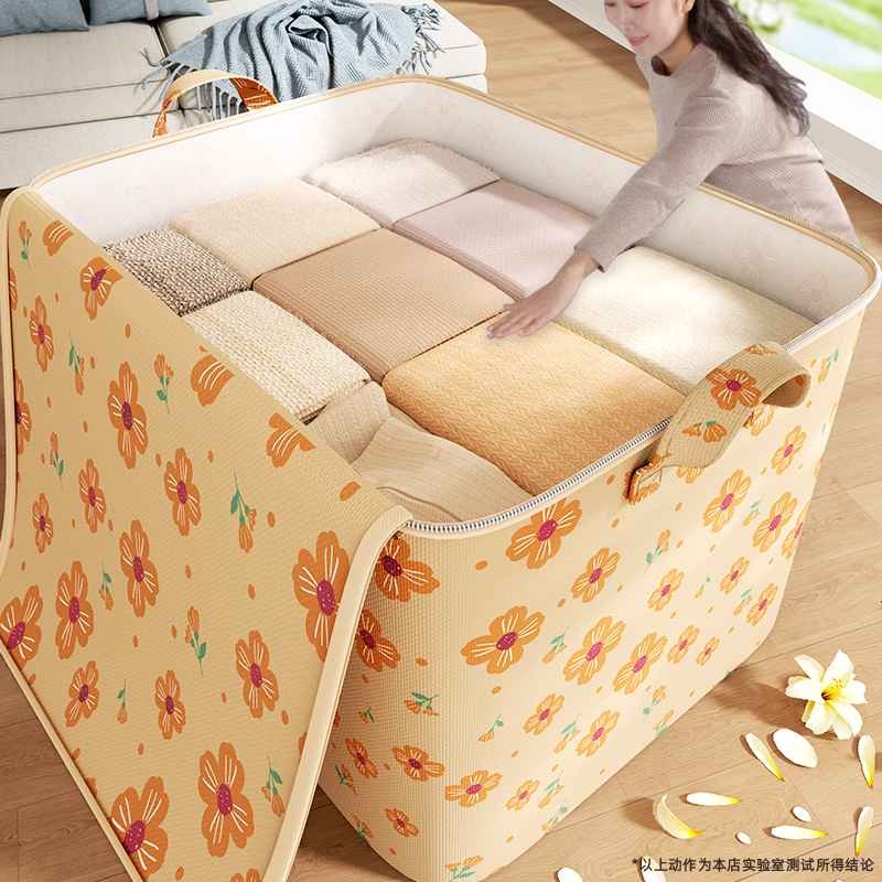 Clothes Dust-Proof Storage Bag, Extra Large Capacity 150L, Household Organizing Bag for Clothes, Quilts, Moving Luggage Packing