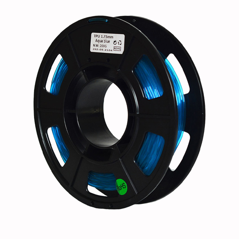 3D printing TPU consumables elastic soft rubber tasteless wire 1.75mm 200g environmentally friendly transparent 3d printing wire consumables