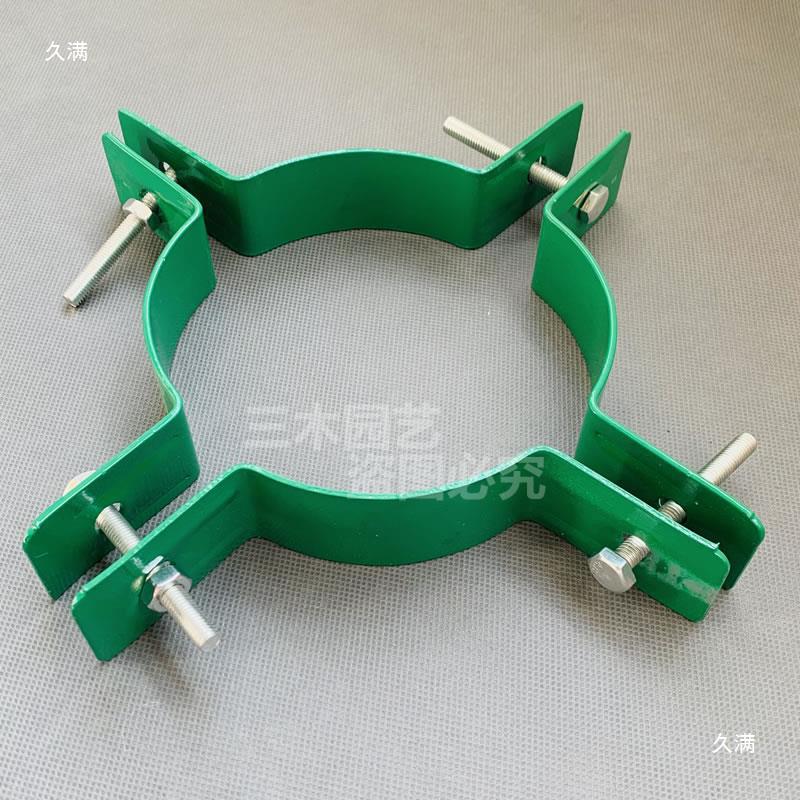 Buckle Iron Ring Metal Iron Hoop Tree Support Frame Holder Set Cup Windproof Large Tree Support Rod Stable Tree Support