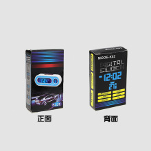 Car electronic clock timetable car multifunctional electronic clock luminous car center console K02 thermometer