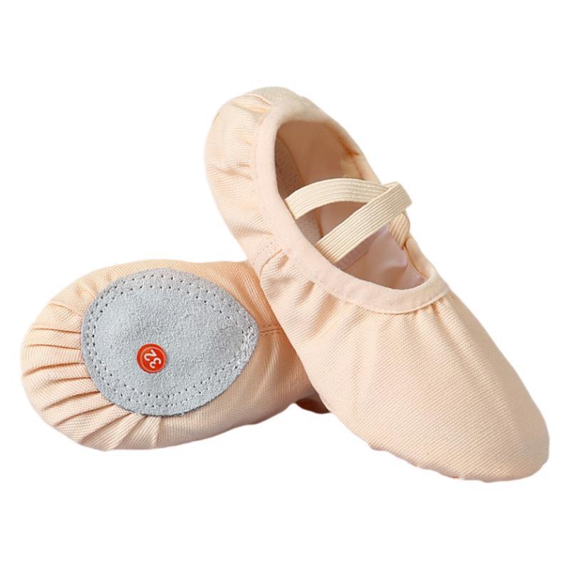 Dance Shoes Without Laces for Girls, Pink, Adult Practice, Ballet, Yoga, Chinese Dance, Cat Claws, Soft Soles, Classical Dance