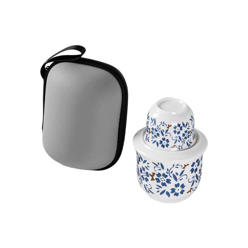 Ceramic Warmer Warmer Wine Warmer suit Rice Wine Sake Wine Glass Household Two-two Wine Utensils Portable suit