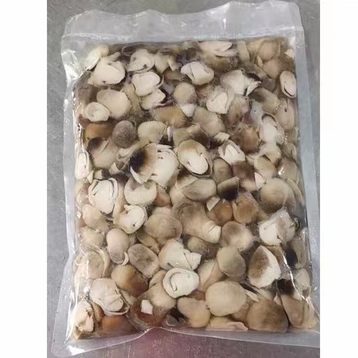 Ancient boiled straw mushroom 1kg catering ingredients straw mushroom half cut factory direct supply boiled mushroom wholesale