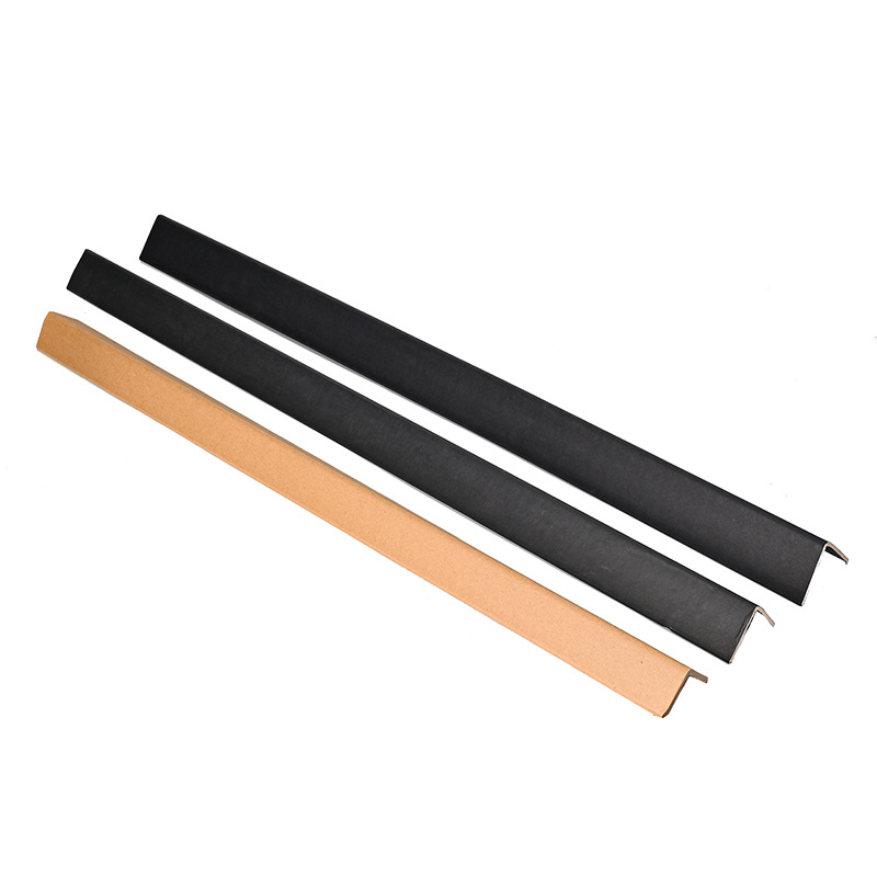 Shipping Packaging L-Shaped Paper Corner Protectors Long Corner Anti-Collision Shock-Absorbing Carton Edge Protection Strips Thickened Kraft Paper